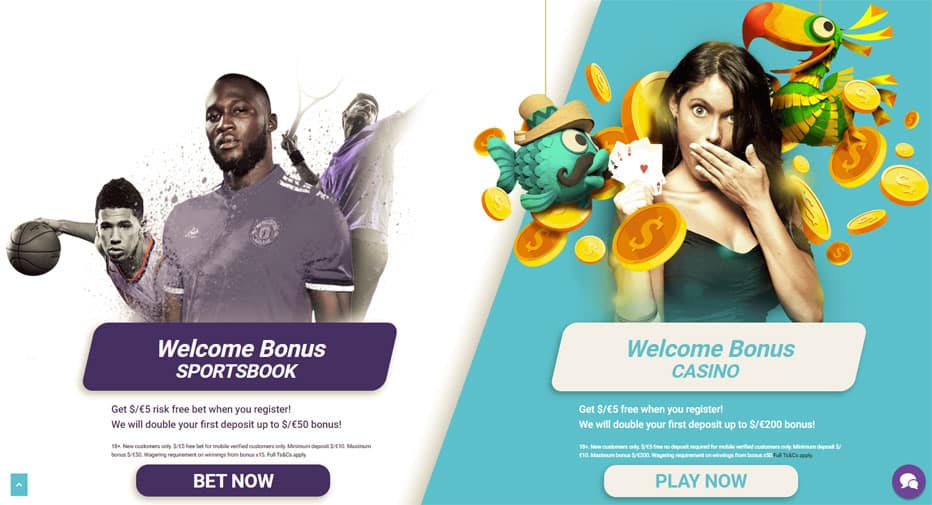 online casino free betting