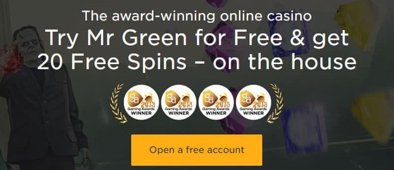 bästa bonusar mr green 20 free spins starburst