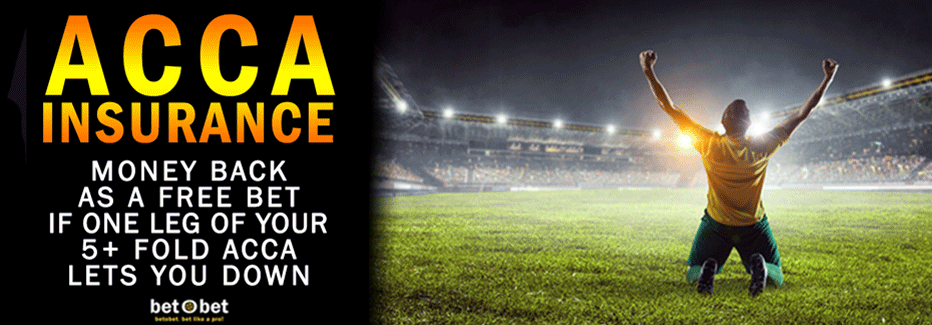 bet O bet acca insurance – money back as a free bet