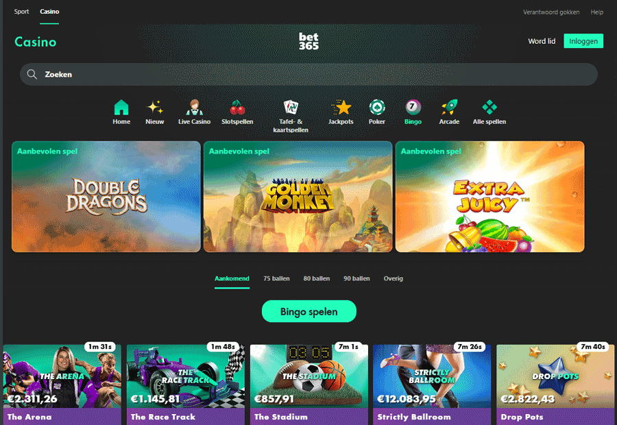 Voor de jackpotjager: bet365 Voor de jackpotjager: bet365