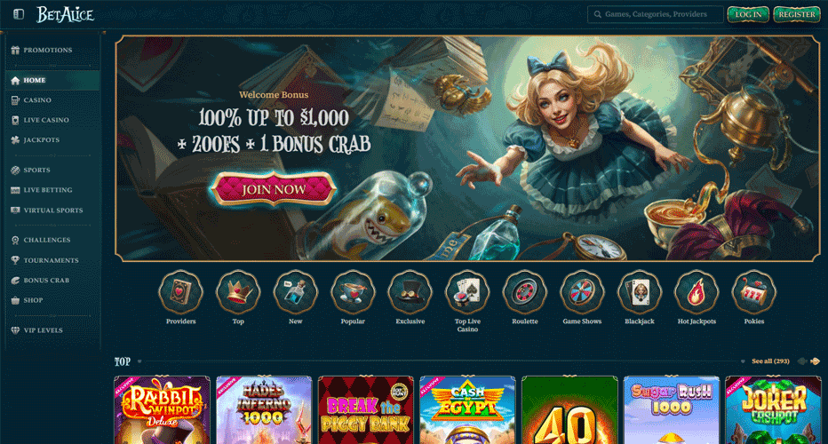 BetAlice - online casino and sportsbook in New Zealand BetAlice - online casino and sportsbook in New Zealand