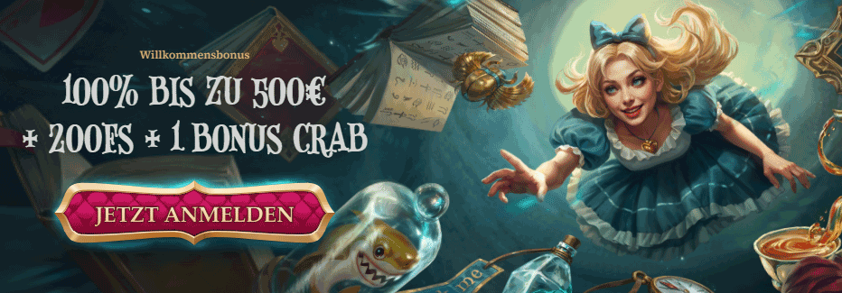 BetAlice Casino Bonus für Deutschland – 100 % bis zu 500 € und 200 Freispiele BetAlice Casino Bonus für Deutschland – 100 % bis zu 500 € und 200 Freispiele