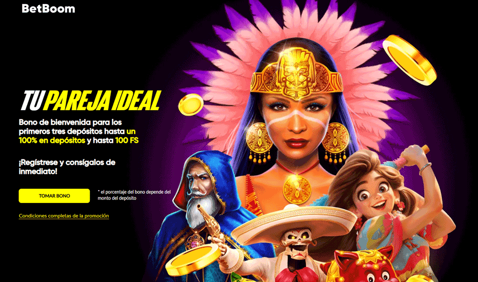 Betboom Mexico - Bono de bienvenida para los primeros tres depósitos Betboom Mexico - Bono de bienvenida para los primeros tres depósitos