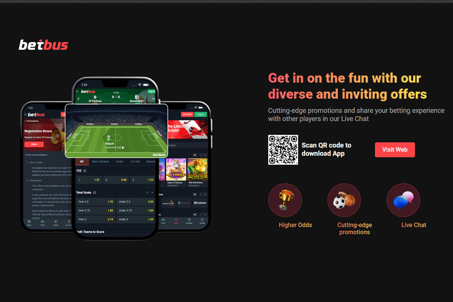 The Betbus mobile app experience
