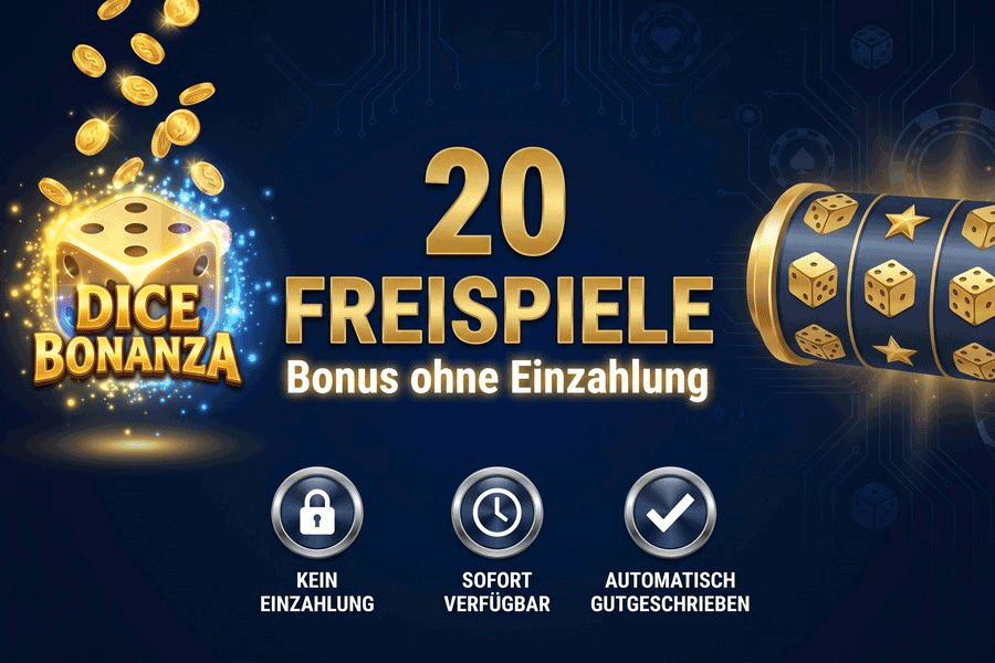 Betista Bonus ohne Einzahlung – 20 Freispiele für Dice Bonanza