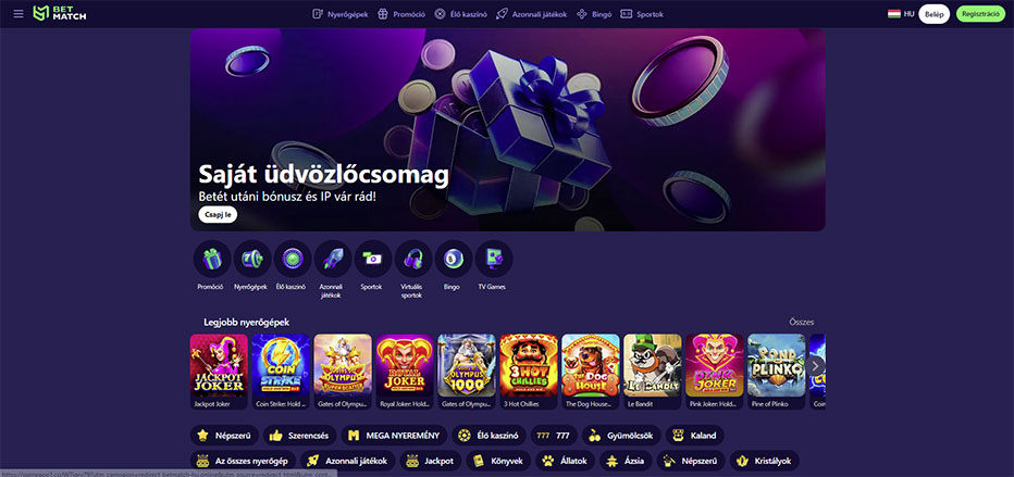 betmatch casino ertekeles magyar