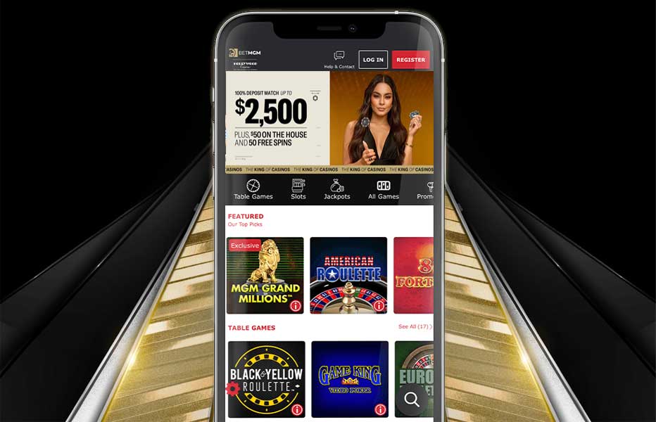 BetMGM Casino West Virginia on Mobile