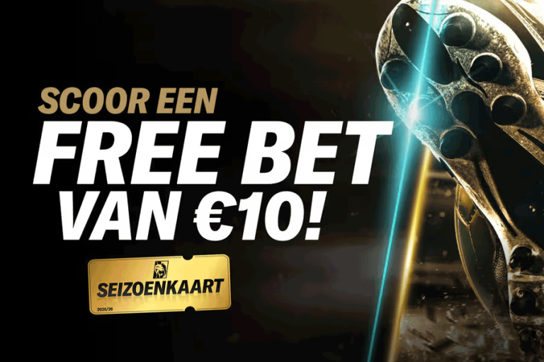 Pak elke week een €10 Free Bet bij BetMGM!
