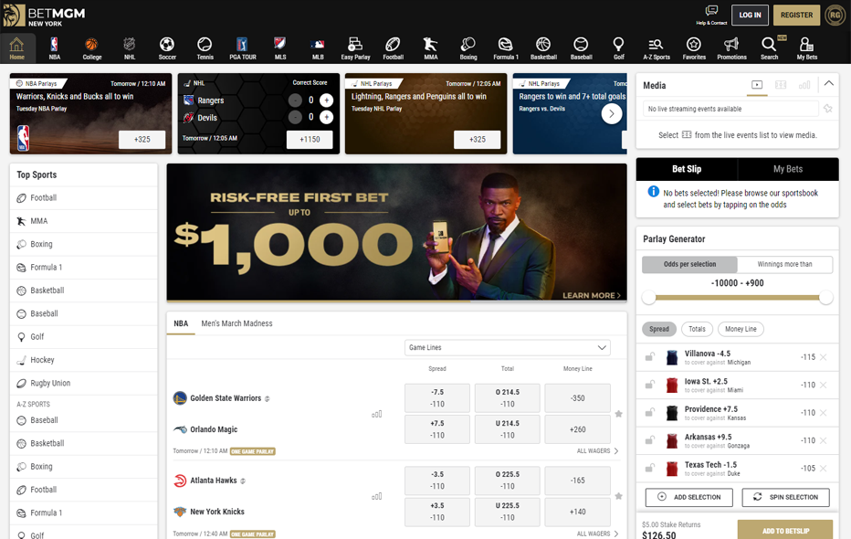 BetMGM Sportsbook Review - How is the design?