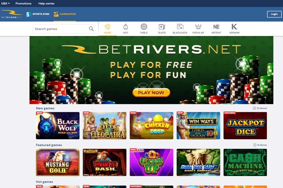 Sites like Luckyland slots - BetRivers.net Social Casino offers a great range of games