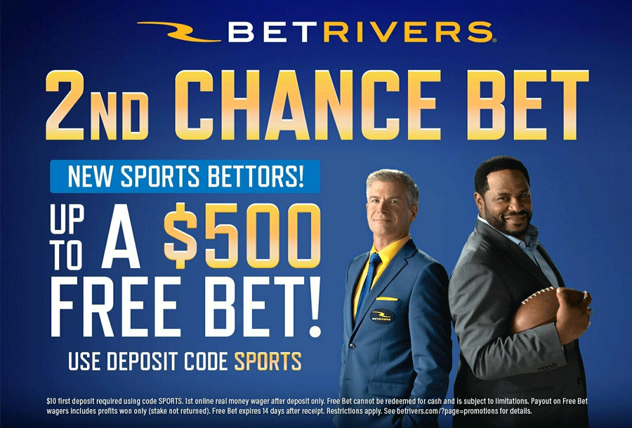 BetRivers Sportsbook Maryland $500 Free Bet