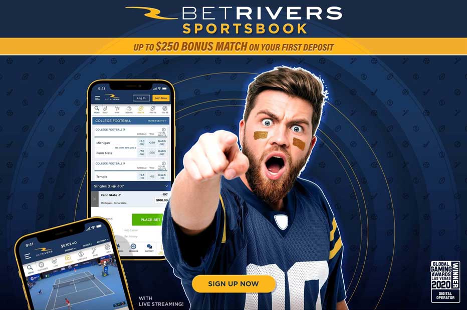 BetRivers Sportsbook Virginia - Collect a $250 Bonus