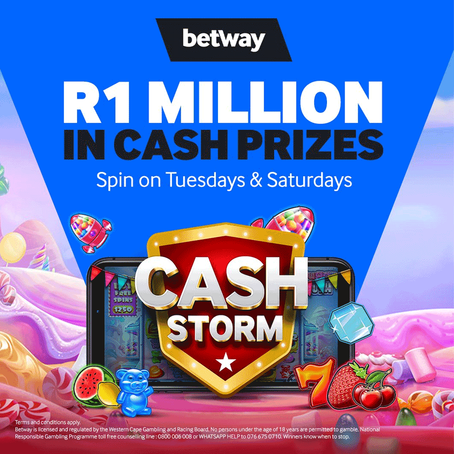 How to join the Cash Storm promotion at Betway Casino SA