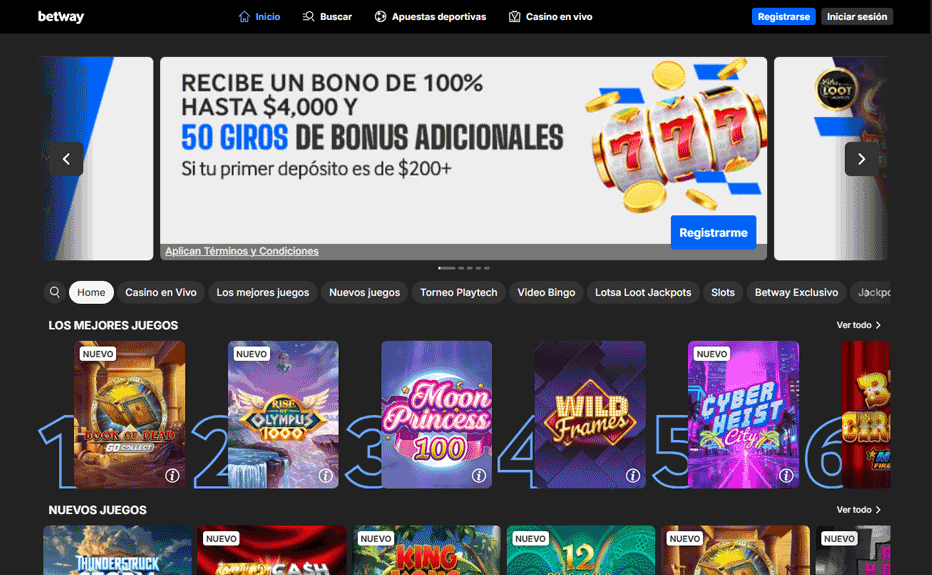 Análisis de Betway Casino - Guía Completa 2026 para México