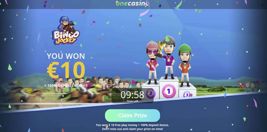 Bingo Jockey im One Casino - €10 gratis Bingo