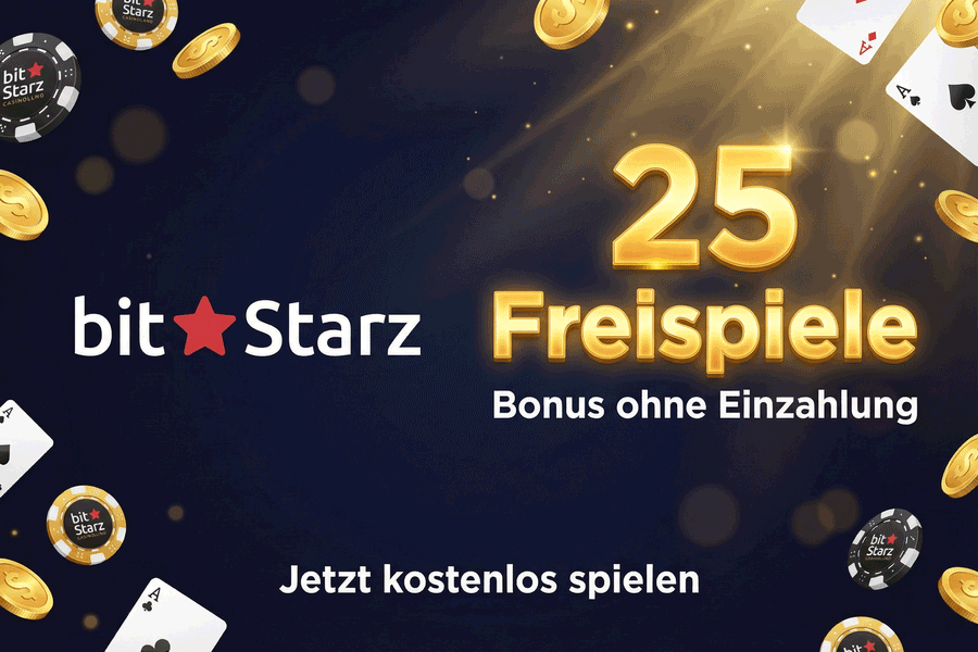BitStarz Bonus ohne Einzahlung – 25 Freispiele bei Registrierung