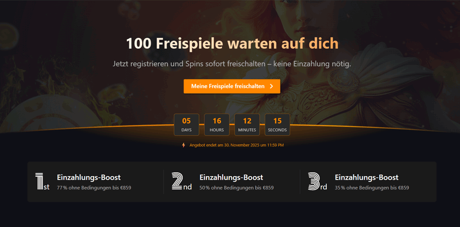 Blaze Spins Bonus ohne Einzahlung – 100 Freispiele bei Anmeldung Blaze Spins Bonus ohne Einzahlung – 100 Freispiele bei Anmeldung
