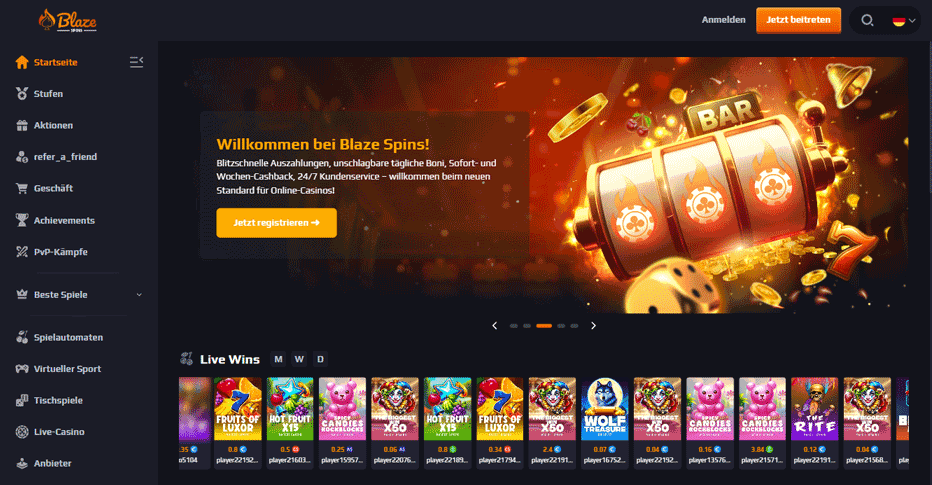 Blaze Spins Casino Deutschland Blaze Spins Casino Deutschland