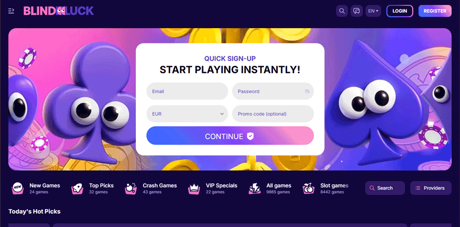 Blind Luck Casino - a short introduction