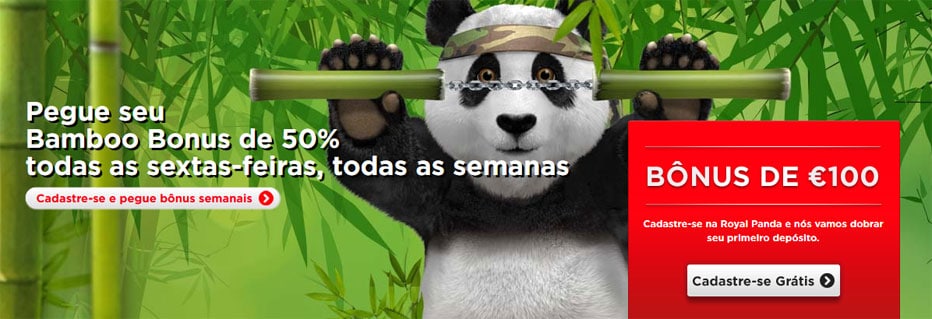 bonus de bambu royal panda