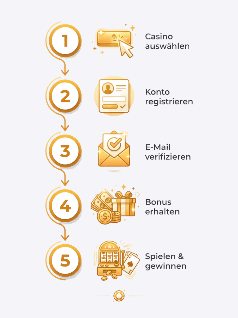 So erhalten Sie Ihren 15 Euro Bonus ohne Einzahlung in wenigen Schritten