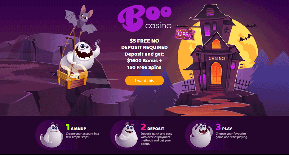 Introduction: The legendary $5 sign up bonus at Boo Casino