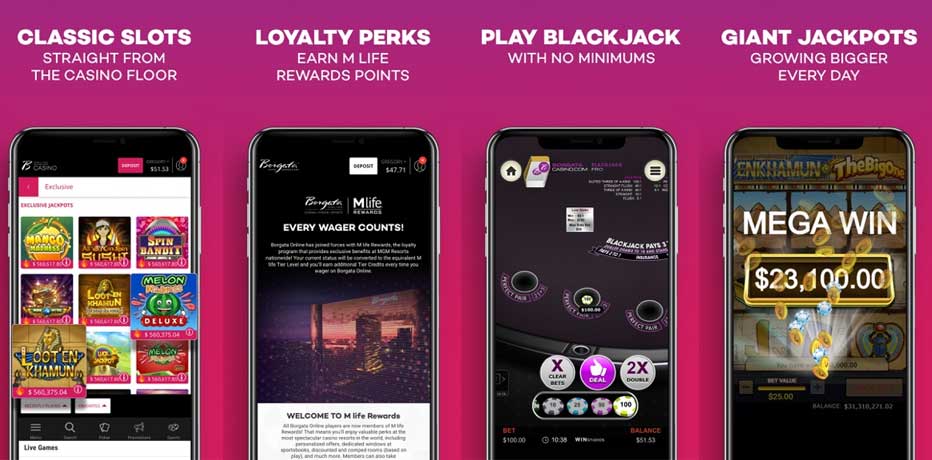 Borgata Casino Pennsylvania on Mobile