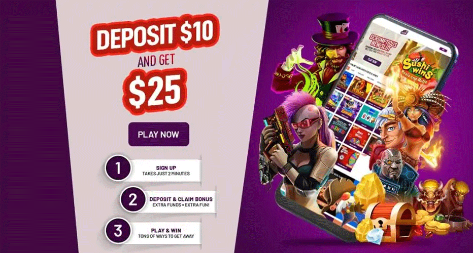 Cafe Casino Deposit $10 and get $25