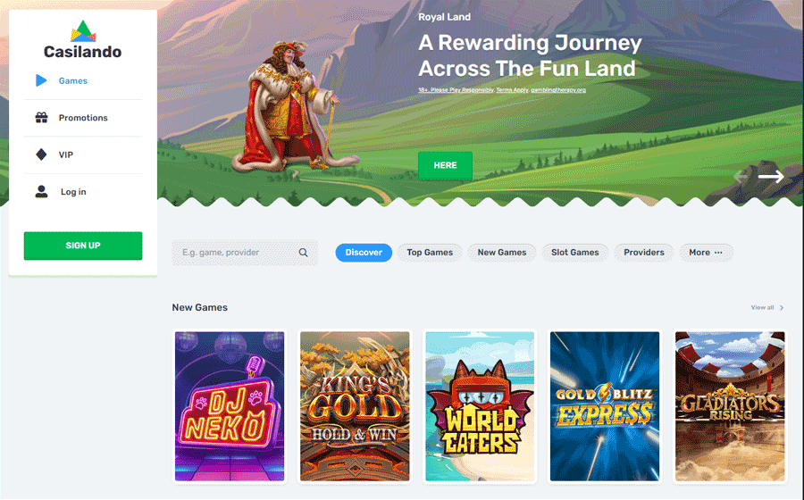 Short introduction to Casilando Casino Short introduction to Casilando Casino