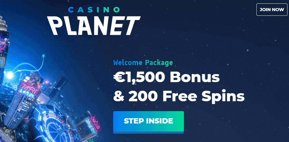 Casino Planet Bonus Review 200 Free Spins 1 500 Bonus