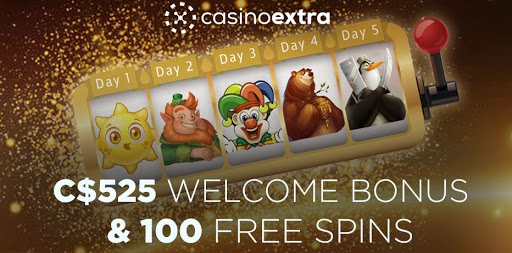 Casino Extra Bonus - 100 Free Spins + 100% Bonus up to C$200