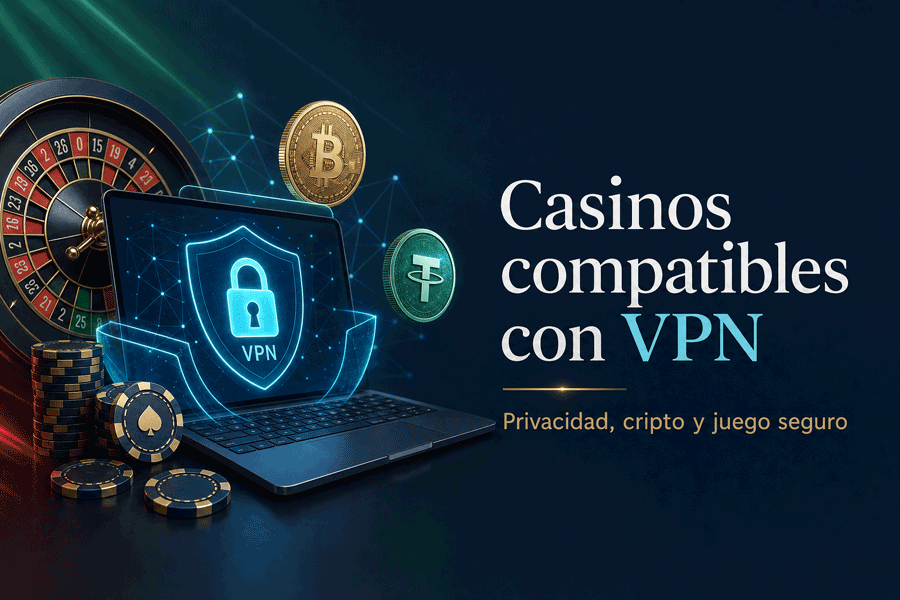 Mejores casinos compatibles con VPN - juega con privacidad desde México