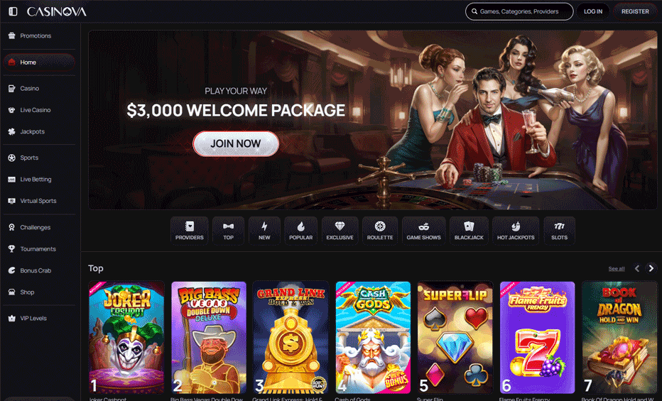 Casinova casino review – is this Canadian online casino reliable?