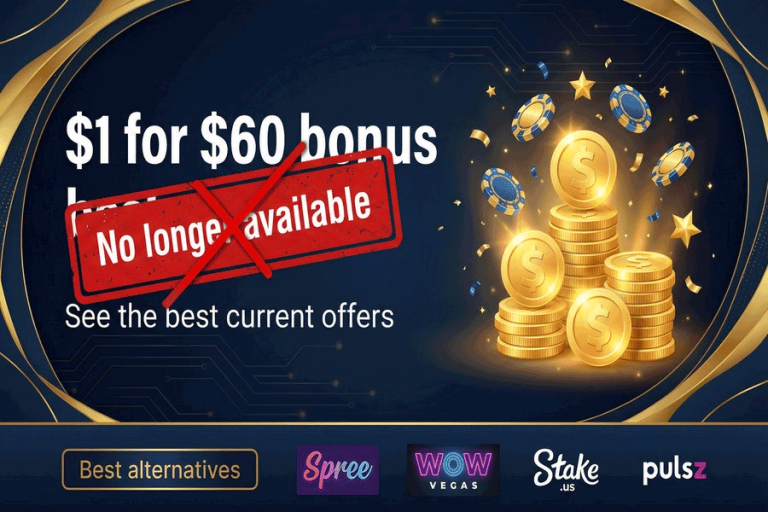 Chumba Casino $1 for $60 bonus – is it still available in 2026?
