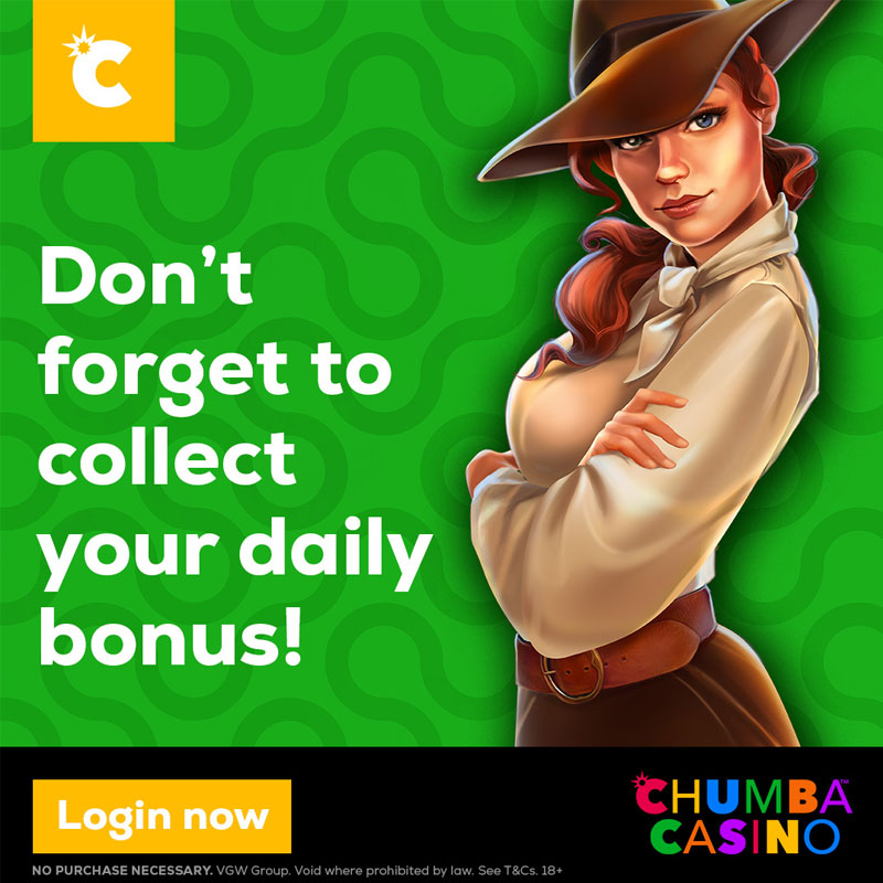 Chumba Casino Daily Login Bonus