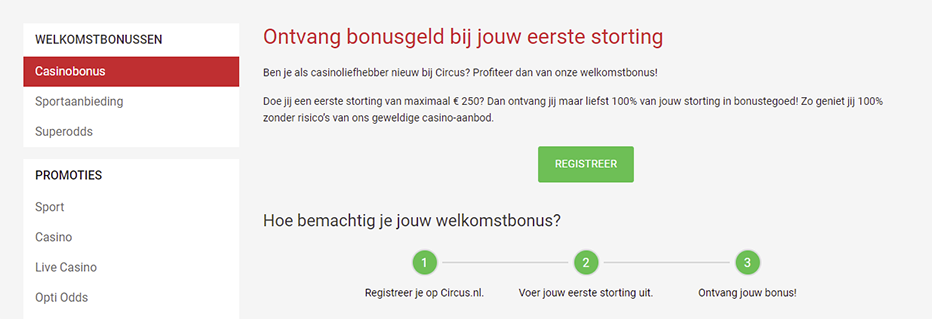 circus casino nederland aanmelden