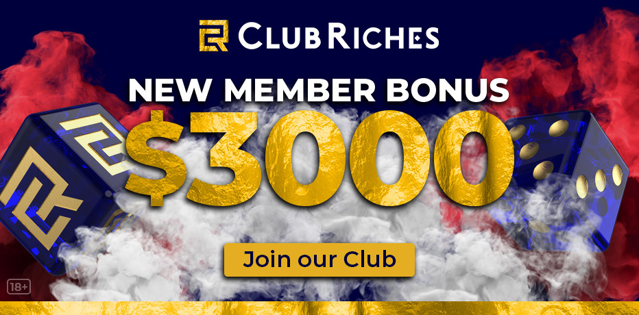 Club Riches Casino Bonus - C$3,000 Bonus for players from Canada
