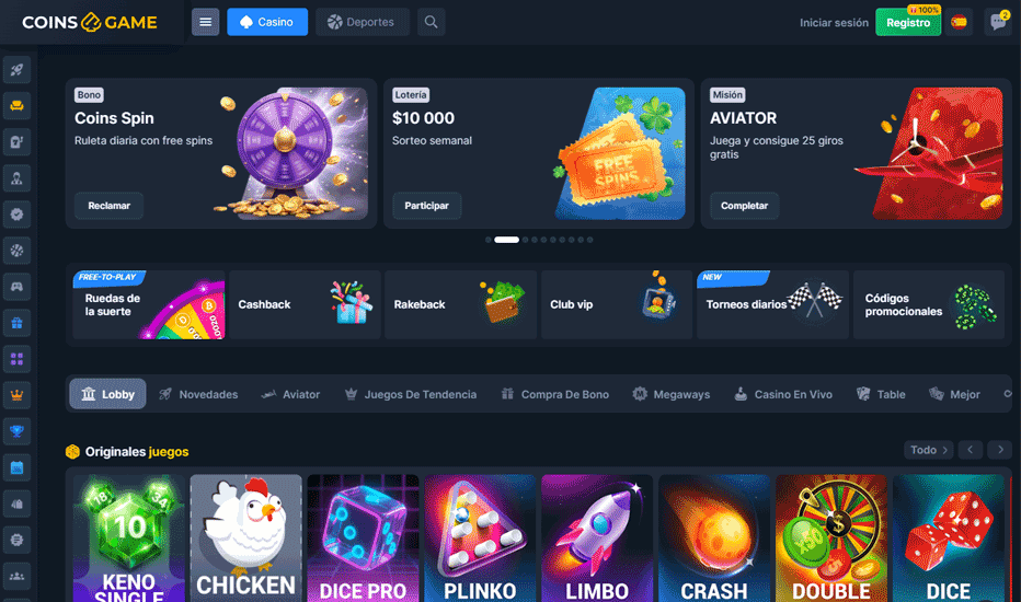 ¿Por qué elegir Coins.Game Mexico?