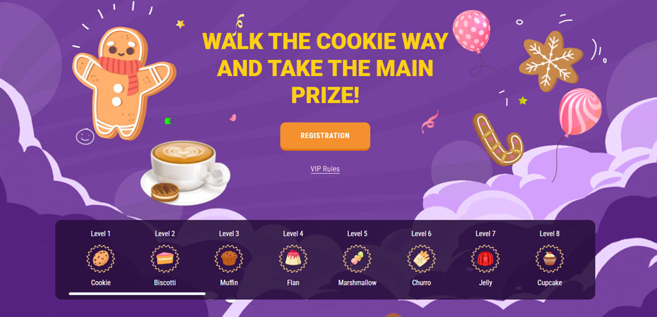 Cookie Casino VIP program – Play and be rewarded
