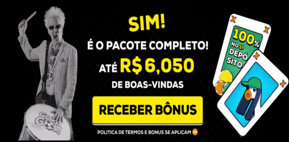 CopaGolBet - Bônus de 100% Até R$2000