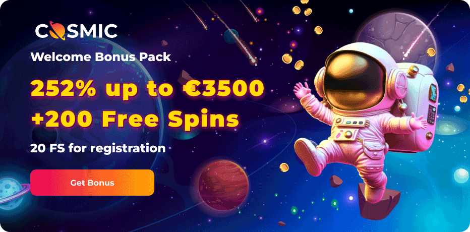 cosmic slot 20 free spins no deposit bonus
