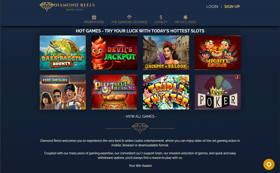 Conclusion: avoid Diamond Reels Casino