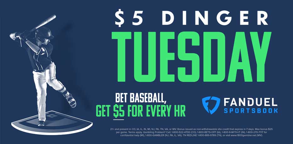 Dinger Tuesday Promotion Fanduel Sportsbook New York