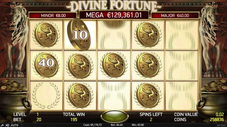 Divine Fortune Jackpot Game