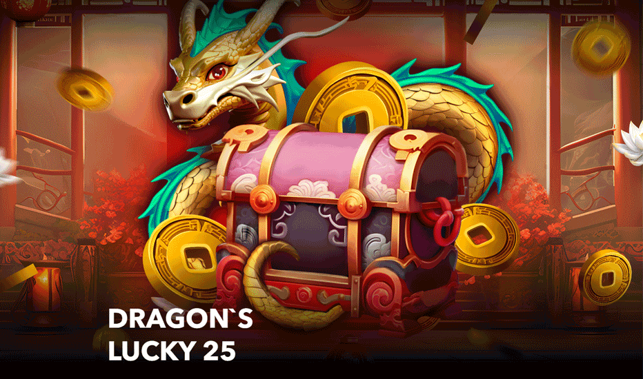 Claim 20 free spins on Dragon's Lucky 25