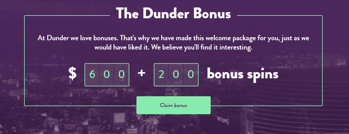 dunder bonus new zealand