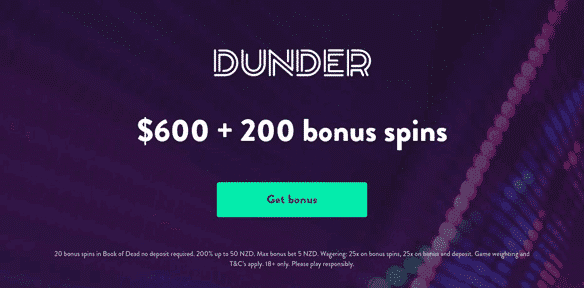 dunder review casino bonus games customer service new zealand