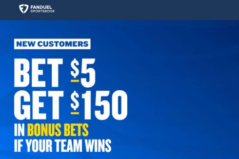 Fanduel Sportsbook Bet $5 get $150 in bonus bets – New customer promotion