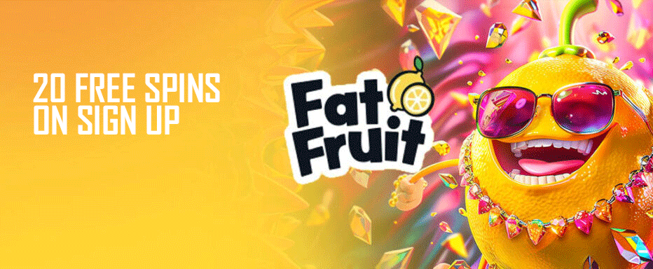 FatFruit No Deposit Bonus – 20 Free Spins on Sign Up