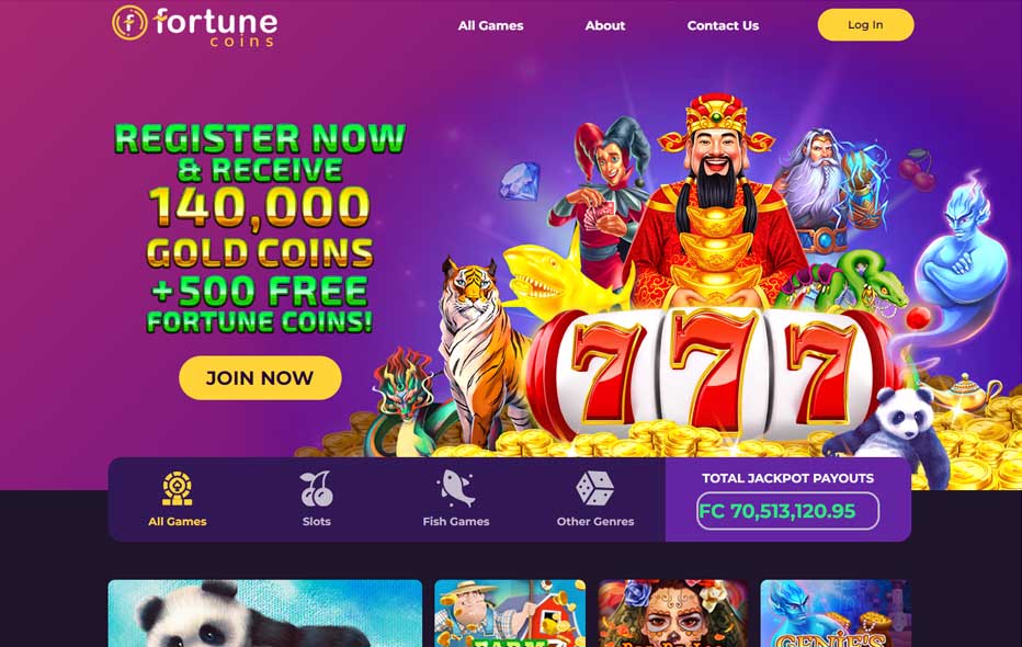 Fortune Coins $8 Free No Deposit Bonus Promo